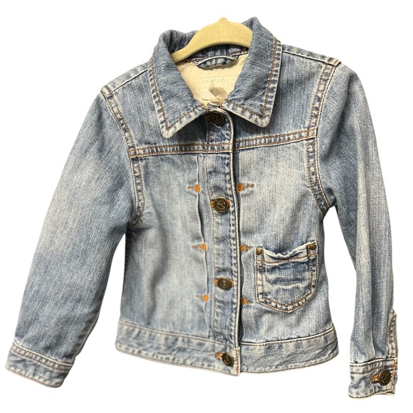 Crewcuts Other - Crewcuts Classic Kids Light Wash Cotton Denim Jean SuperStretchy Jacket size 3T